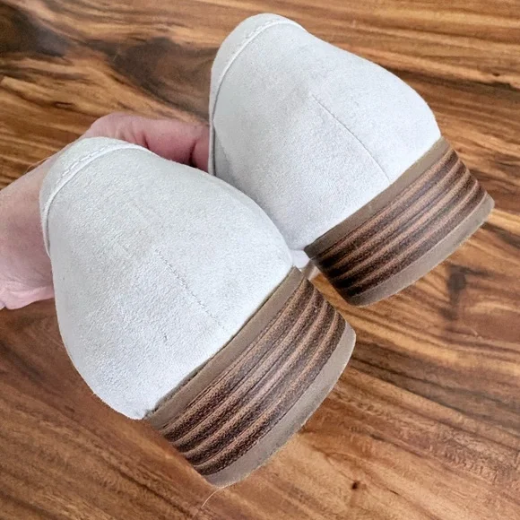 Bandolino Women’s Lindio Bow Slip-On Tailored Loafers 8.5 M Shoes Neutral Beige - Picture 9 of 12